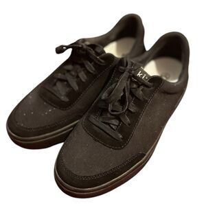 Kizik Shoes Men’s 7.5 Women’s 9 Black HandsFree Canvas Sneakers *NEW READ*